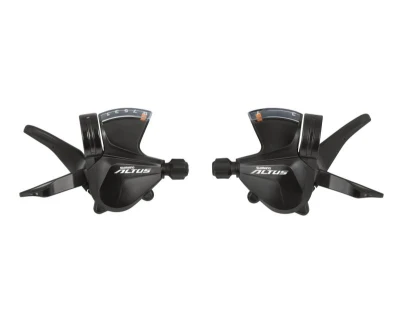 Shimano Altus SL-M2010 3x9 Rychlostí Pár páčky řadící Shimano Altus SL-M2010 3x9 Rychlostí Pár páčky řadící