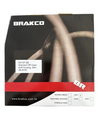 Shimano Bowden řadicí 4P Brakco 1,7/4,0 mm, BH-ST-SD, box 50 m, černý