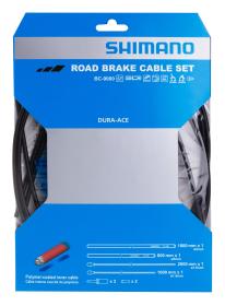 SHIMANO Bowdeny+lanka brzdový set SH BC-9000 siln.,černý