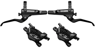 Shimano brzda kotoučová Cues U8020 čtyřpístková p+z (1000+1700 mm) komplet bez kotoučů, (P+Z J-kit)