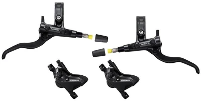 Shimano brzda kotoučová Deore MT420 čtyřpístková p+z (1000+1850 mm) komplet bez kot.(p+z J-kit)