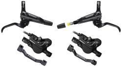 Shimano brzda kotoučová MT501 černá př. a zad. komplet bez kotoučů, černé hadice (zadní J-kit)