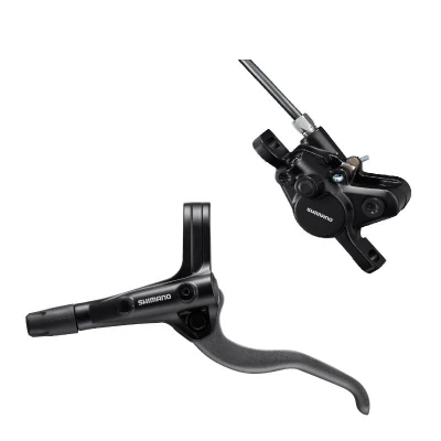 Shimano Brzda kotoučová set přední Acera MT400 šedá páka, adaptér 180mm, 850mm