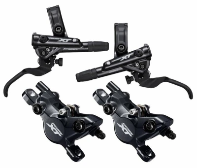 Shimano brzda kotoučová XT M8100 p+z komplet bez kotoučů a adapteru, J-kit v krabičce Shimano brzda kotoučová XT M8100 p+z komplet bez kotoučů a adapteru, J-kit v krabičce