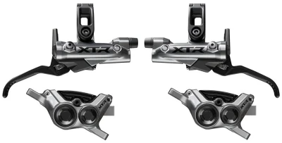 Shimano XTR M9220 čtyřpístková přední a zadní J-kit sada kotoučových brzd bez adaptéru
