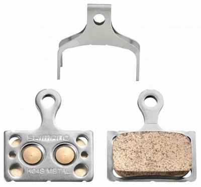 Shimano brzdové destičky K04S metalické v krabičce