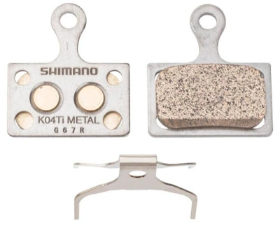 Shimano brzdové destičky K04Ti metalické v krabičce