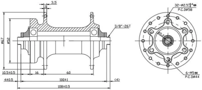 Shimano Deore SM-RT54 180mm Center Lock brzdový kotouč