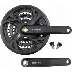 Shimano FCM371 44/32/22 170mm černé S Krytem kliky Shimano FCM371 44/32/22 170mm černé S Krytem kliky