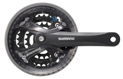 Shimano kliky Acera FC-M361 175 mm, 48-38-28 zubů, černé, s krytem řetězu, čtyřhran, v krabičce