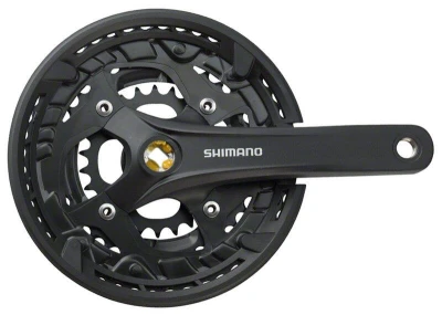Shimano kliky Acera FC-T3010 , černé, s krytem, pro osu čtyřhran, 9speed Shimano kliky Acera FC-T3010 , černé, s krytem, pro osu čtyřhran, 9speed