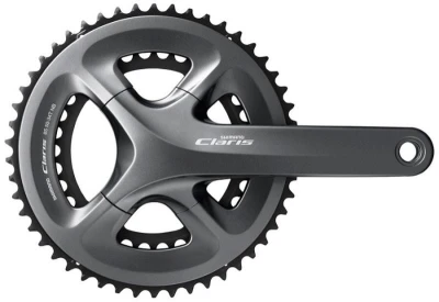 Shimano kliky Claris FC-R2000 175mm 50-34zubů, 8 speed, bez středového ložiska, v krabičce Shimano kliky Claris FC-R2000 175mm 50-34zubů, 8 speed, bez středového ložiska, v krabičce