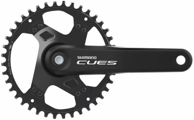 Shimano kliky Cues FC-U4000-1, 175mm, 40 zubů, černé, 11,10,9 speed, pro osu čtyřhran, v krabičce Shimano kliky Cues FC-U4000-1, 175mm, 40 zubů, černé, 11,10,9 speed, pro osu čtyřhran, v krabičce