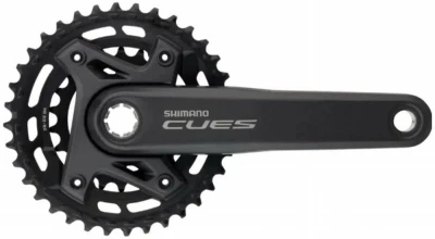 Shimano Cues FC-U6000-2 černé, 175 mm, 36-22 zubů, 11,10,9 speed kliky