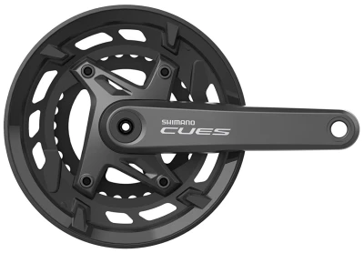 Shimano kliky Cues FC-U6000-2, 175mm, 46-30 zubů, černé s krytem, 11,10,9 speed, v krabičce