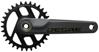 Shimano Deore FC-M6200 černé 175mm, 32 zubů, 12 speed, boost kliky