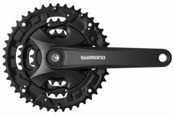 Shimano kliky FC-MT101-L 170mm 40-30-22, černé, s krytem, 9 speed, pro osu čtyřhran Shimano kliky FC-MT101-L 170mm 40-30-22, černé, s krytem, 9 speed, pro osu čtyřhran