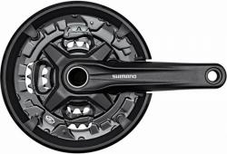 Shimano kľuky FC-MT210-L, 175mm 44-32-22 zubov, čierne, s krytom, 9 speed, v krabičke Shimano kľuky FC-MT210-L, 175mm 44-32-22 zubov, čierne, s krytom, 9 speed, v krabičke