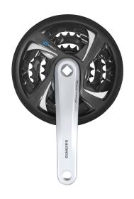 SHIMANO Kľuky FCTX801 42/32/22 strieborné 170+kryt