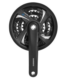 SHIMANO Kliky FCTX801 48/38/28 černé 170+kryt SHIMANO Kliky FCTX801 48/38/28 černé 170+kryt