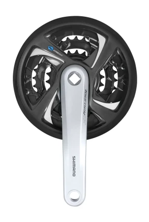 SHIMANO Kliky FCTX801 48/38/28 stříbrné 170+kryt