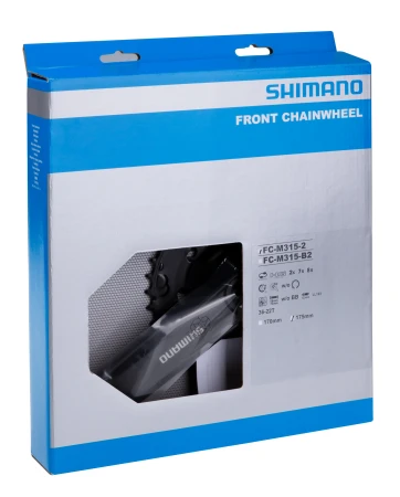 Shimano Kliky MTB FCMT315 7/8 k. 36/22 černé 175 bez krytu