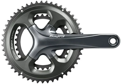 Shimano Tiagra FC-4700 tmavě šedé, 172,5mm, 50-34 zubů, 10 speed, bez středového ložiska, balené v krabičce kliky