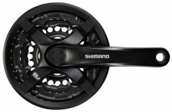 Shimano kliky Tourney FC-TY501-L 175mm 42-34-24 zubů, černé s krytem, v krabičce Shimano kliky Tourney FC-TY501-L 175mm 42-34-24 zubů, černé s krytem, v krabičce
