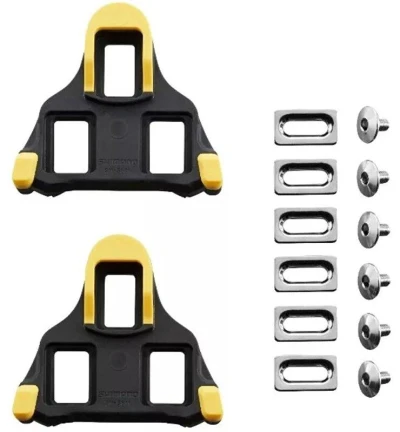 Shimano SM-SH11 černo-žluté SPD-SL kufry s vůlí