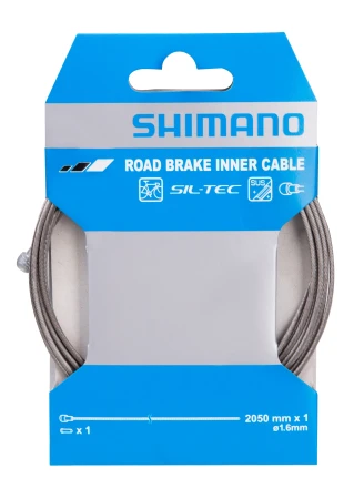 SHIMANO SIL-TEC silniční brzdové lanko 2,05 m x 1,6 mm