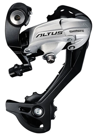 Shimano měnič Altus RDM370SGSS, 9 speed stříbrný, v krabičce
