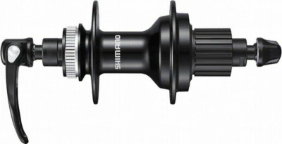 Shimano náboj disc Deore FH-MT500 32d Center lock, osa 135mm, 12 rychlostí zadní černý, v krabičce