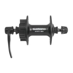 SHIMANO Náboj predný HBM475 čierny kot. 6 dier 36 dier SHIMANO Náboj predný HBM475 čierny kot. 6 dier 36 dier