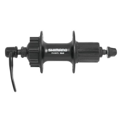 SHIMANO Náboj zadní FHM475 černý kot. 6 děr 36 děr