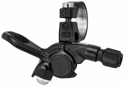 Shimano páčka teleskopické sedlovky Deore SL-MT500 levá, objímka O 22,2mm, v krabičce