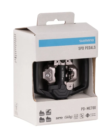 SHIMANO Pedály MTB SPD PDME700 se zarážkami