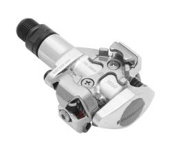 Shimano pedále SPD PD-M505S strieborné s kuframi SM-SH51 v krabičke Shimano pedále SPD PD-M505S strieborné s kuframi SM-SH51 v krabičke