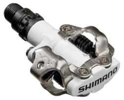 Shimano pedále SPD PD-M520W biele s kuframi SM-SH51 v krabičke Shimano pedále SPD PD-M520W biele s kuframi SM-SH51 v krabičke