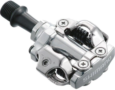 Shimano pedály SPD PD-M540 stříbrné s kufry SM-SH51 v krabičce Shimano pedály SPD PD-M540 stříbrné s kufry SM-SH51 v krabičce