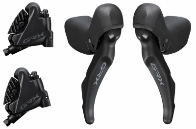 Shimano řazení GRX 600 dual control 2x11 speed, třmeny RX400 (pár) J-kit, MNT 20mm