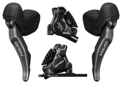 Shimano GRX RX820 dual control 2x12 speed třmeny BR-RX820 (pár) J-kit sada brzd