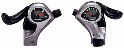 SHIMANO SL-TX50LSB+R7A 7 kolo SIS řadicí páčky s lanky 1800 a 2050 mm (pár)