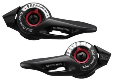 Shimano SL-TZ500-L+7 černé 7 speed pár řadicích páček