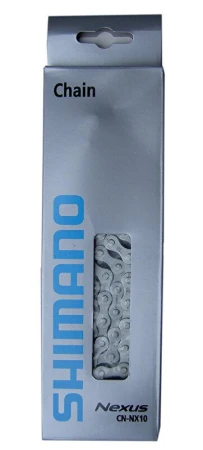 Shimano řetěz CN-NX10 114 čl. stříbrný 1/2[34]x1/8[34] 1-3 speed v krabičce