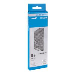 SHIMANO Řetěz SH CNHG40 šedý balený +spojka 8k