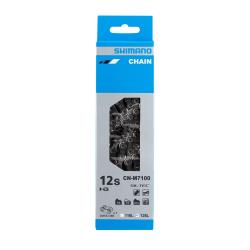 SHIMANO Řetěz SH CNM7100 balený+spojka, 126 článků 12 kolo