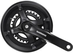 Shimano Tourney FC-TY5012 2X7/8 46/30Z. černé 175mm kliky Shimano Tourney FC-TY5012 2X7/8 46/30Z. černé 175mm kliky