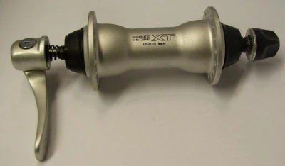Shimano XT HB-M570 32D Stříbrný náboj přední