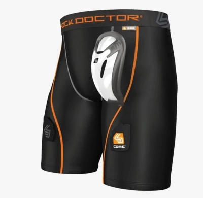 Shock Doctor 362 Adult kompresní hokejové šortky s Flex suspenzorem Shock Doctor 362 Adult kompresní hokejové šortky s Flex suspenzorem