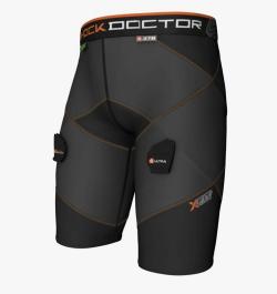 Shock Doctor 378 kompresní hokejové šortky s AirCore suspenzorem Shock Doctor 378 kompresní hokejové šortky s AirCore suspenzorem